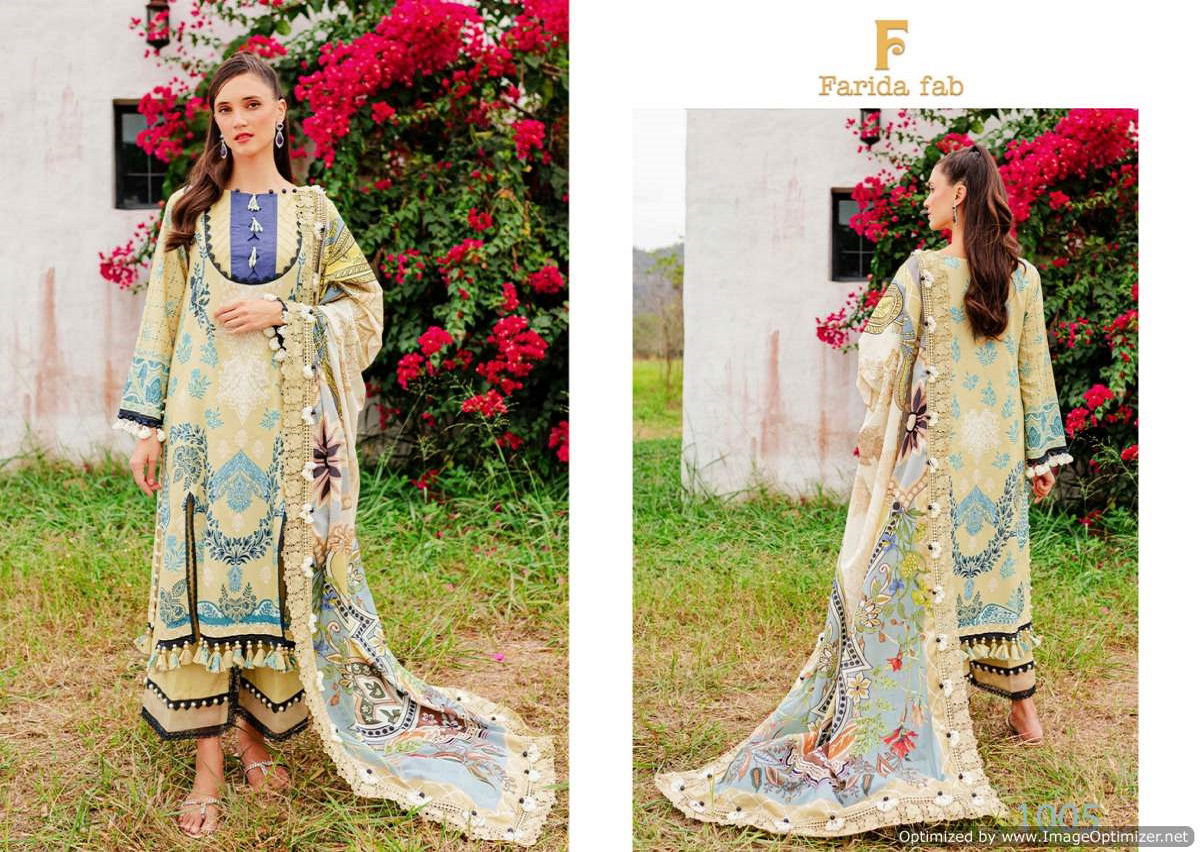 Farida Fab Vol 1 By Arihant Printed Cotton Pakistani Dress Material Wholesale Market In Surat
